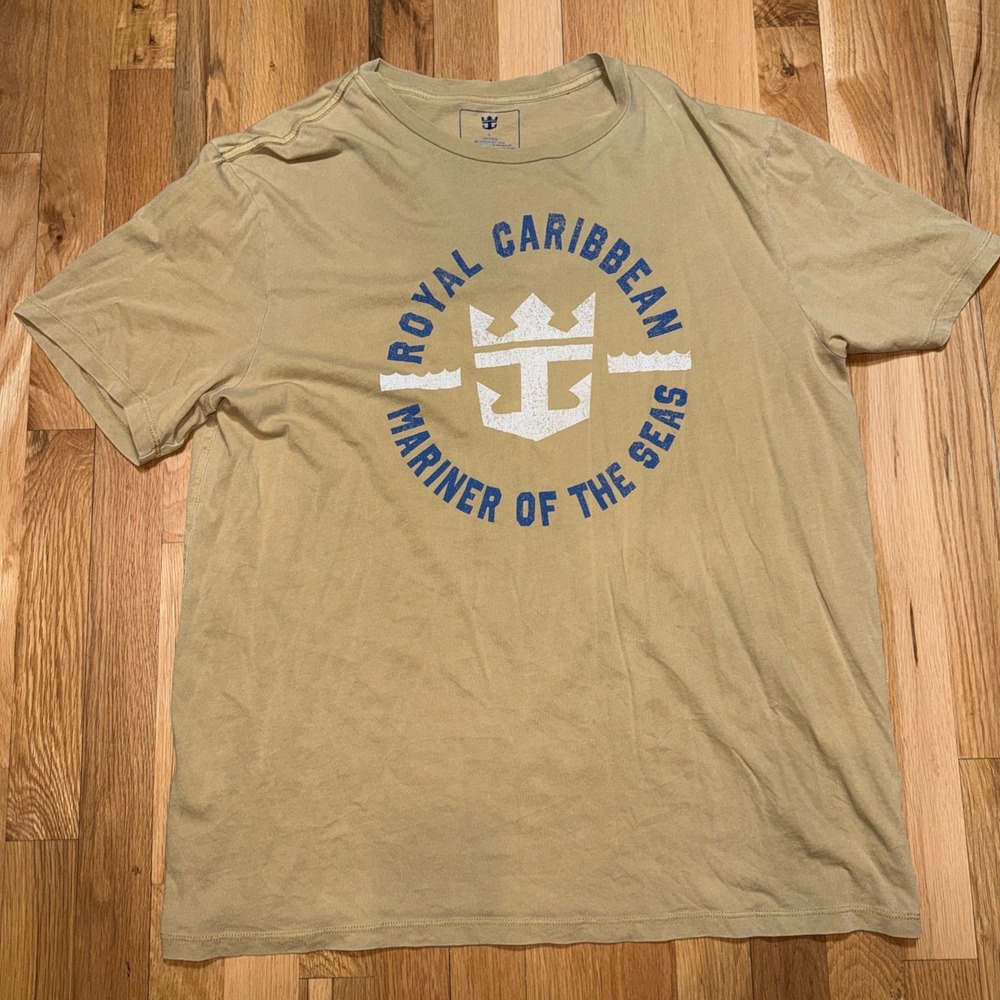 Vintage Royal Caribbean Shirt‎ Mens Large Cruise  Graphic 90s Tee